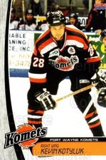 2003-04 Fort Wayne Komets Choice #9 Kevin Kotyluk