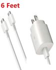 25W Type Usb-C Fast Wall Charger+ 6Ft Cable For Samsung Galaxy S22 +/Ultra 5G