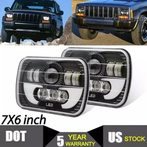 DOT Negro 5x7 7x6 Faro LED Bombilla de haz alto/bajo para Ford E-100 E-150 E-250 E-350 - Imagen 1 de 12