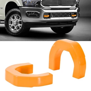 2PCS Front Tow Hooks Covers For RAM 1500 2019 2020 - 2024 Tow Hooks Hitch Cover - Picture 1 of 7