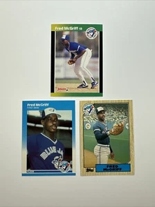 Fred McGriff Lot ~ 2 Rookie Cards! ~ 1987 Topps Traded & Fleer Update *Glossy* - Picture 1 of 24