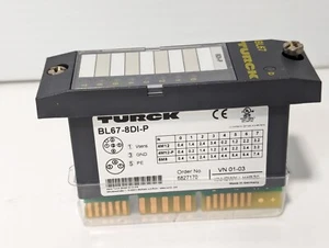 Turck BL67-8DI-P Electronic Module, 8 Digital Inputs - Picture 1 of 5