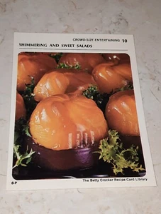 The Betty Crocker Recipe Card Library CARTE DI RICAMBIO TAGLIA FOLLA DIVERTENTE - Foto 1 di 11
