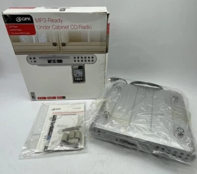 GPX KC222S MP-3 Ready Under Cabinet CD Player with AM/FM Radio - MINT IN BOX - Image 1 of 3