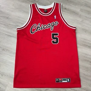 Authentic ANDRES NOCIONI Chicago Bulls Nike Jersey 52 XXL 2XL Argentina Vintage - Picture 1 of 10