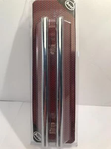 T Bar Cabinet Door Handles Bright Chrome 2 Pack 96mm - Picture 1 of 3