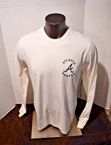 47’ Brand Atlanta Braves MLB Baseball Mens Long Sleeve T Shirt Medium - Picture 1 of 8