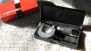 Mitutoyo Micrometer 0-1" .0001" Code No. 101-117 M225-1", Made In Japan. Used - Picture 1 of 8