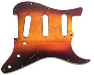 New Pickguard Stratocaster - Handmade - Ailanthus Wood - Strat Guitar #8 - Picture 1 of 6
