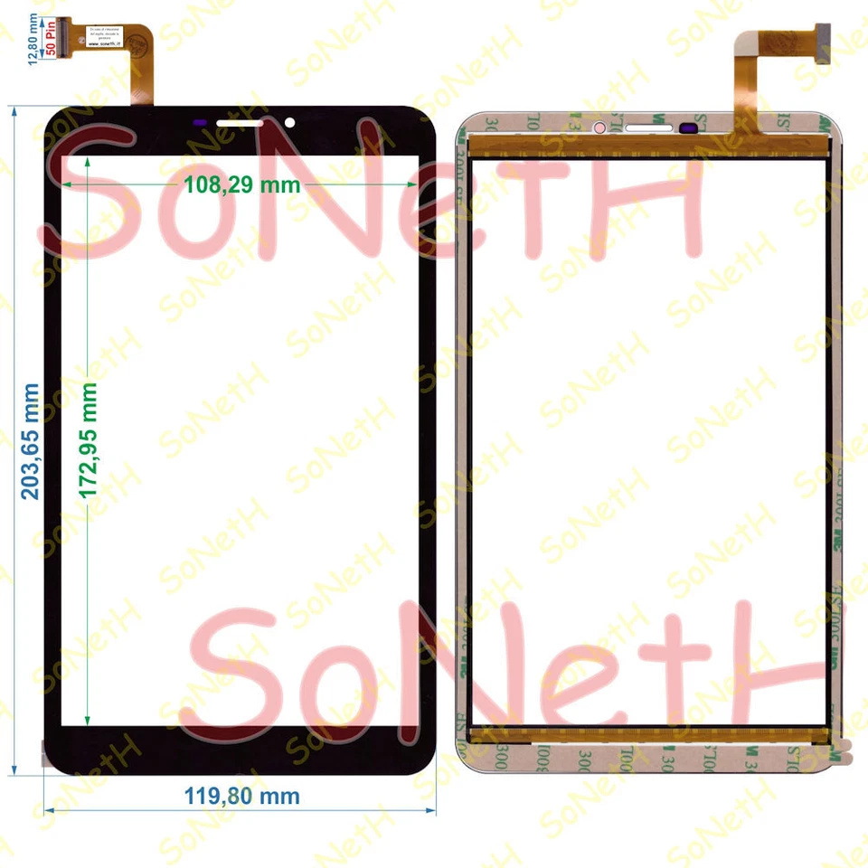 TOUCH SCREEN ARCHOS 80B XENON NERO - Immagine 1 di 1