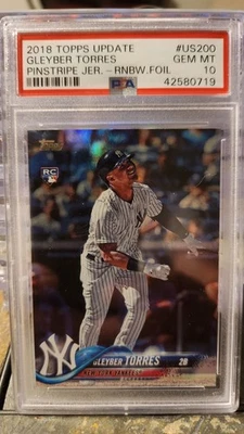 Gleyber Torres 2018 Topps Update #US200 Rainbow Foil Rookie Foto 1 de 2