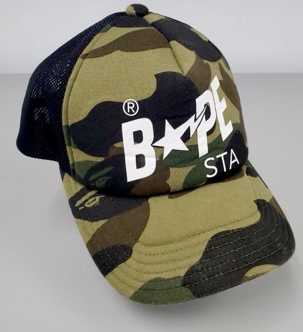 Sombrero A Bathing Ape Camuflado Bape Verde Snapback Foto 1 de 4