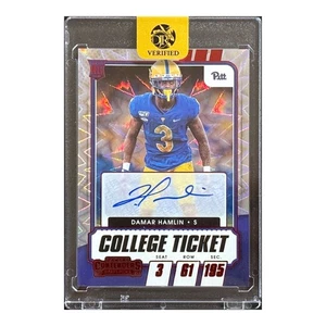 2021 Panini Contenders DP Damar Hamlin Bills Red Explosion #250 Rookie RC DJR - Picture 1 of 2