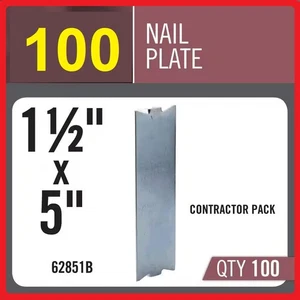 1-1/2 in. x 5 in. Nail Plate Bulk (100-Pack) - Picture 1 of 5