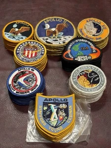 120 Lot APOLLO NASA SPACE SHUTTLE PILOT Patch Konvolut Set gemischt je 15 - Bild 1 von 11