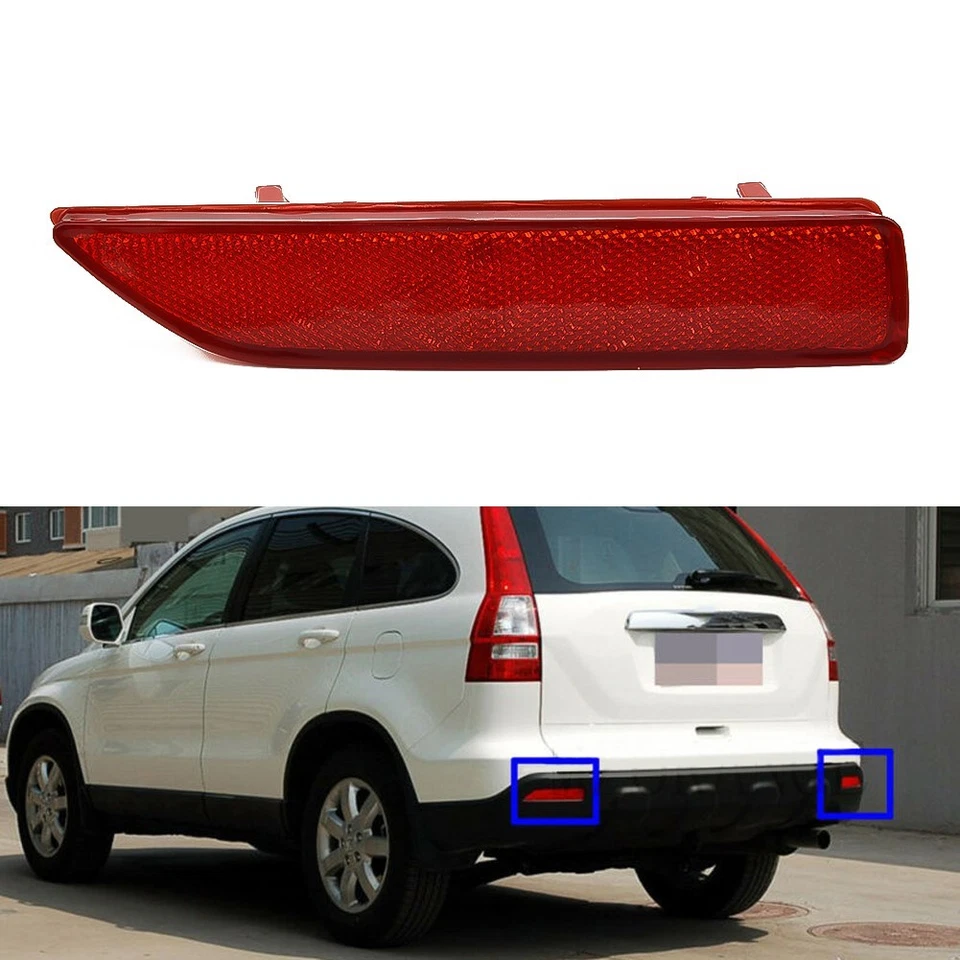 Rear Bumper Left Right Side Lamp Reflector Fit For Honda 2007 2008 2009 - Image 1 of 4