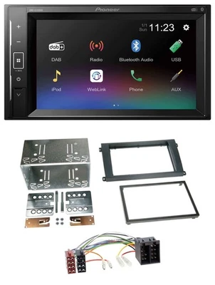 Pioneer DAB MP3 2DIN Bluetooth USB Autoradio für Porsche Cayenne 2002-2007 - Bild 1 von 4