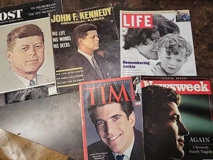 Vintage Lot Of Kennedy Magazines - Post, Life, Time, Newsweek - Picture 1 of 13