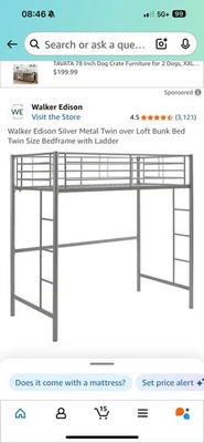 Cama tipo loft resistente Foto 1 de 3