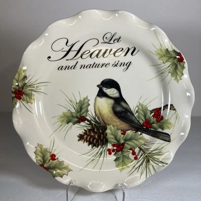 Cracker Barrel  Let Heaven And Nature Sing 11” Bird Plate - Image 1 of 4