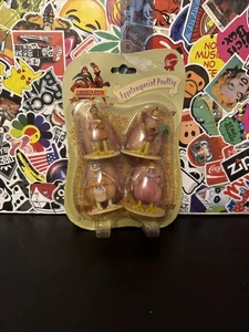 Figurine pollame vintage Chicken Run Eggstraspecial di Vivid Imaginations 1999 - Foto 1 di 6