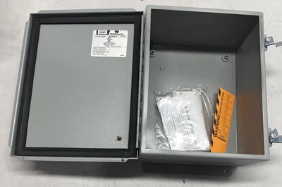 Электрический корпус Hubbell Wiegmann 12/13, 10 x 8 x 6 дюймов B100806CH - Изображение 1 из 4