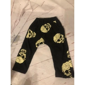 Small shop instagram skull halloween toddler harem pants 18-24 months - Picture 1 of 5