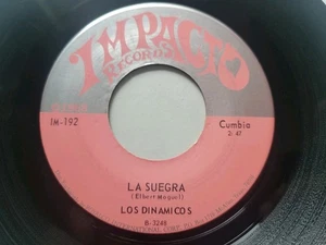 LOS DINAMICOS - La Suegra / El Gato Viudo KILLER 1968 LATIN CUMBIA Impacto 7" - Picture 1 of 4