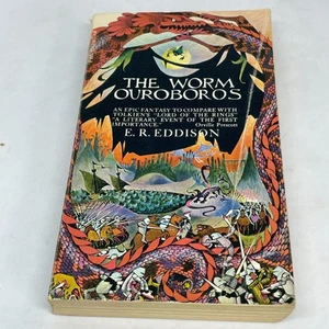 The Worm Ouroboros E. R. Eddison Vintage Paperback Book Pan - Picture 1 of 4