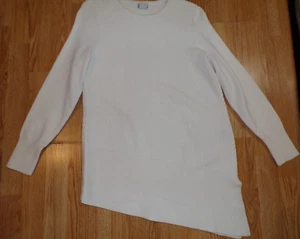 Pullover/suéter tejido manga larga asimétrico marfil Chico's - talla S de EE. UU. - Imagen 1 de 14