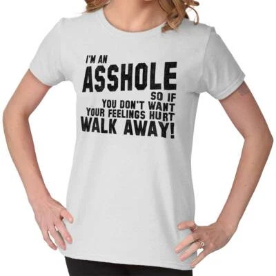 Camiseta Dont Want Feelings Hurt Walk Away divertida grosera para mujer manga corta para dama Foto 1 de 4