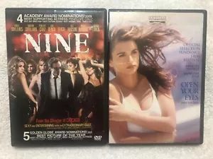 2 Penelope Cruz DVD's- Open Your Eyes (Entirely in Spanish) & Nine- Kidman - Imagen 1 de 4