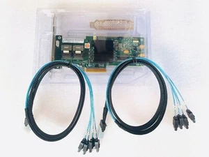 LSI 9223 9200 9240-8i HBA FW:P20 9211-8i IT 模式 ZFS FreeNAS unRAID 2* SFF SATA - Bild 1 von 3