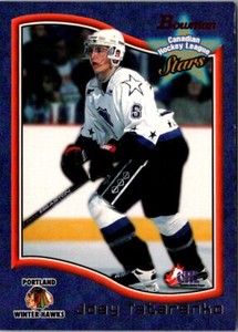 1997 Bowman CHL Joey Tetarenko #86 Portland Winterhawks