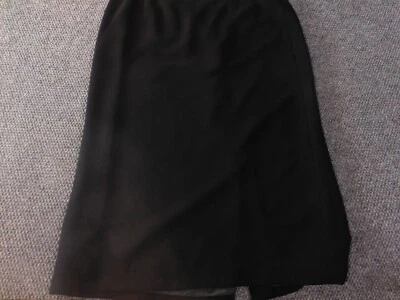 Jones Wear Womens Skirt 16 Black A-line classic  zip stretch essential classic - Image 1 of 4