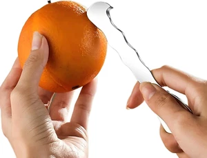 Orange Peeler Tool & Citrus Peeler- 304 Stainless Steel Fruit Peeler for Oranges - Picture 1 of 9