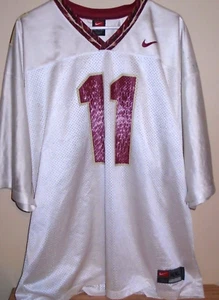 vintage Florida State FSU Seminoles Jersey XXL #11 Nike faded - Picture 1 of 4