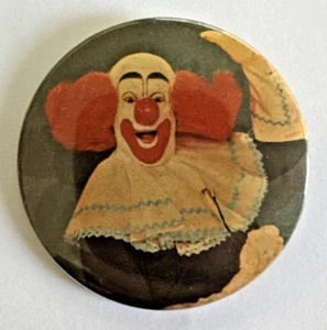 Bozo TV Show Souvenir seltene Pinback Button Pin Vintage 70er 80er - Bild 1 von 2