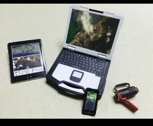 1/6 Laptop DV Model Office Electronic Scene Props Toy Fit 12" Action Figure Doll - Picture 1 of 5