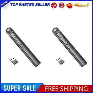 Wireless Presenter Remote Rechagable PowerPoint Presentation Clicker(Black) - Bild 1 von 3