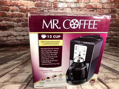 Mr Coffee 12-Cup Programmable Coffeemaker FTX33GTF 2006 - Image 1 of 4