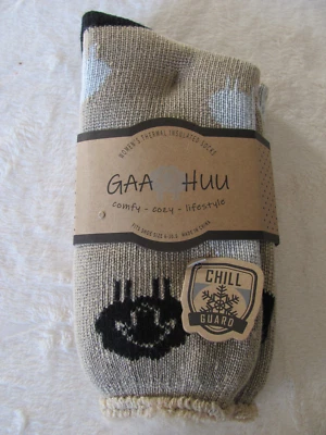 Calcetines aislantes térmicos GAA HUU-protector contra el frío-bronceado-patrón oveja-mujer 6-10,5-nuevo con etiquetas Foto 1 de 4