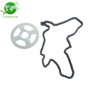 Fit For Mini Bike ATV Quad Go Kart T8F 54T Rear Drive Chain With Chain Sprocket - Imagen 1 de 10