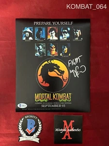¡FOTO FIRMADA DANIEL PESINA AUTOGRAFIADA 8x10! ¡MORTAL KOMBAT! ¡BECKETT! ¡ESCORPIÓN! - Imagen 1 de 1