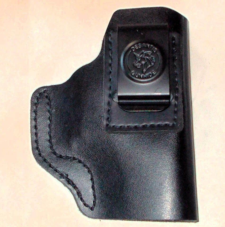 DESANTIS Leather IWB holster, right hand, sz 031 E1 Glock 19, SW 469, LC 380 ++ - Image 1 of 4