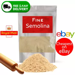 Semolina Fine | Sooji | Best flour 25g - 2kg - FREE DELIVERY - FAST DELIVRY UK - Picture 1 of 5
