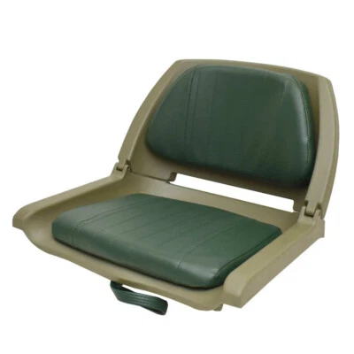 Wise Marine Boat Folding Fishing Seat 8WD139-713-T | Green Vinyl - Image 1 of 4