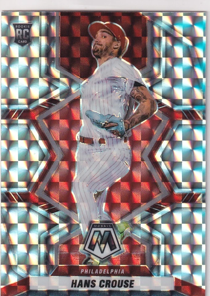 2022 MOSAIC CHOICE PRIZMS SILVER VARIATIONS RC HANS CROUSE PHILLIES BZ-1849 - Image 1 of 1