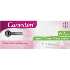 Canesten Vaginal 6-Day Cream 50 g From Canada NEW - Picture 1 of 2