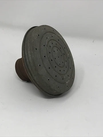 Antique Rare  Find indoor or outdoor brass shower head. 100 +age Cover
